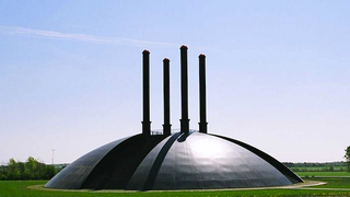 Illustration for article titled A UFO and a Factory Had a Baby and It Is a Gate to Hell